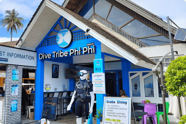 Dive Tribe Phi Phi ショップ外観 1